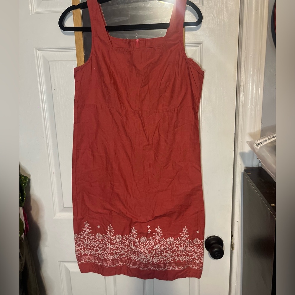 Vintage American Eagle Outfitters - Dark Pink/Coral Dress, Size 8